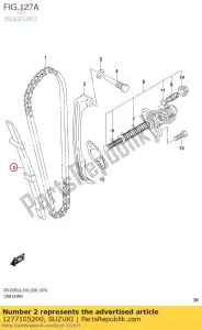 suzuki 1277105200 guide, cam chn. - La partie au fond