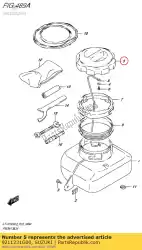 Here you can order the lid,front box from Suzuki, with part number 9211231G00: