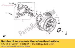 Aquí puede pedir neumático, rr (bs). De Honda , con el número de pieza 42711KTW901: