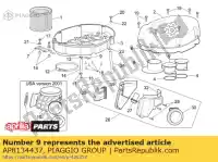 AP8134437, Piaggio Group, Plate aprilia  normal and r rs rsv rsv tuono sl sl falco 125 1000 1998 1999 2000 2001 2002 2003 2004 2005 2006 2007 2008 2009 2010, New