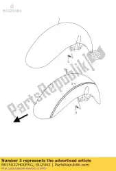 Tutaj możesz zamówić zestaw ta? M, przód od Suzuki , z numerem części 6815022H00FSG: