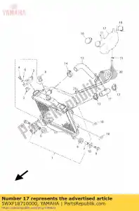 yamaha 5WXF18710000 réservoir, récupération - La partie au fond