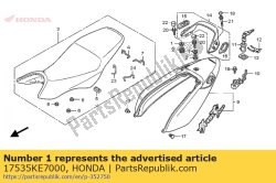 Honda 17535KE7000, Collar, ajuste del tanque de combustible, OEM: Honda 17535KE7000