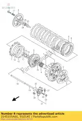 Aqui você pode pedir o placa em Suzuki , com o número da peça 2145105A00: