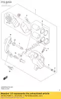 5930148811, Suzuki, conjunto de almofada suzuki gw inazuma  f z gw250 gw250f gw250z gw250raz gw250ra 250 , Novo