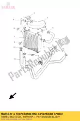 Here you can order the radiator assy from Yamaha, with part number 5BRE24600100: