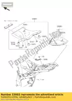 530030332MA, Kawasaki, leer, fr zitting, zwart kawasaki z eversion d  b c a z800 abs bds ads bef 800 , Nieuw