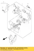 6910002822, Suzuki, pastilhas de freio suzuki rm 80 85 2000 2001 2002 2003 2004, Novo