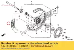 Aqui você pode pedir o pneu, fr. (bridgestona) ( em Honda , com o número da peça 44711GBF871: