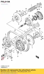 suzuki 0833141329 circlip,32mm - Bottom side