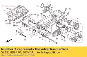 honda 52121HB9770 boulon, lien de couple - La partie au fond