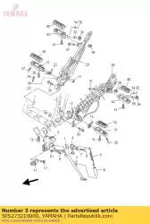 Here you can order the bracket, side stand from Yamaha, with part number 5PS273210000: