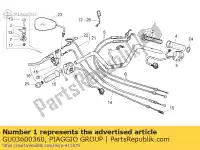 GU03600360, Piaggio Group, Guidão moto-guzzi california black eagle california special sport california special sport al pi california vintage 1100 2001 2002 2006 2009, Novo