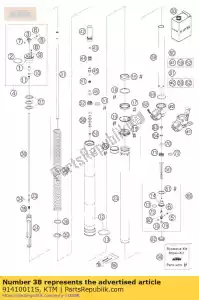 ktm 91410011S ensemble ressort 3,6n / mm - La partie au fond