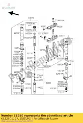 Ici, vous pouvez commander le titulaire auprès de Suzuki , avec le numéro de pièce K132801127: