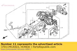 sensor set, kaart van Honda, met onderdeel nummer 37011MCA003, bestel je hier online: