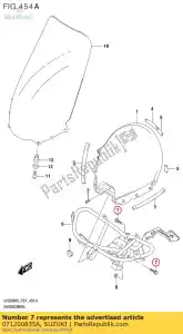 suzuki 071200835A parafuso - Lado inferior