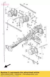 Here you can order the carburetor assy 4 from Yamaha, with part number 2MH149041000: