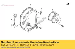 Aquí puede pedir medidor, nivel de aceite de Honda , con el número de pieza 15650MS2610: