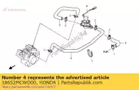 18652MCWD00, Honda, tubo b, inyección de aire con honda vfr  a vfr800 vfr800a 800 , Nuevo