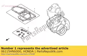 Honda 06115HN6000 pakkingset, - Onderkant