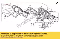 37100MCAY01, Honda, metro assy., combinazione (km / h) honda gl 1800 2009 2010, Nuovo