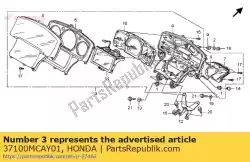 Qui puoi ordinare metro assy., combinazione (km / h) da Honda , con numero parte 37100MCAY01: