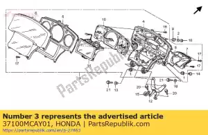 honda 37100MCAY01 metro assy., combinazione (km / h) - Il fondo