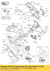 Qui puoi ordinare collare, 6. 8x10x15. 1 da Kawasaki , con numero parte 921520975: