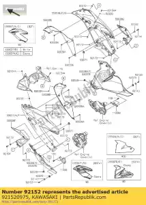 Kawasaki 921520975 kraag, 6,8x10x15,1 - Onderkant