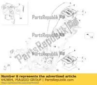 642804, Piaggio Group, cabo positivo da bateria piaggio liberty zapc51101, zapm78103, zapc51103 0 50 2011 2016 2017, Novo