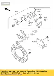 Here you can order the spring ar80-a1 from Kawasaki, with part number 920811341: