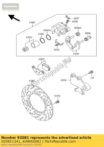 kawasaki 920811341 spring ar80-a1 - Bottom side