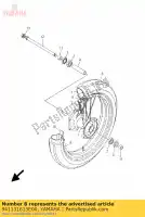 941131613E00, Yamaha, tire yamaha  xvs 650 1100 1998 1999 2000 2001 2002 2003 2004 2005 2006 2017 2018, New