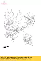 5LV283151000, Yamaha, emblema yamaha fzs 1000 2001 2002, Nuevo