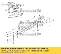 Ici, vous pouvez commander le loger auprès de Piaggio Group , avec le numéro de pièce RB000359: