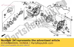 afstandsstuk a, ringwiel (1. 82) van Honda, met onderdeel nummer 41540HA0000, bestel je hier online: