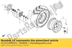 Here you can order the dust seal, 30x44x6(arai) from Honda, with part number 91251HP6A01:
