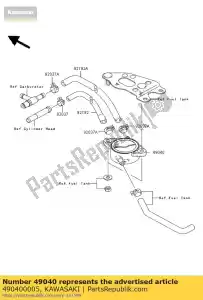 kawasaki 490400005 pompa-carburante kvf750-a1 - Il fondo