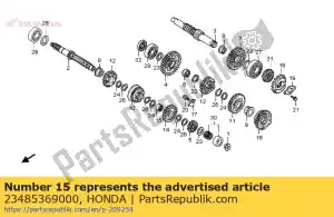Honda 23485369000 bucha, ranhura, 28 mm - Lado inferior