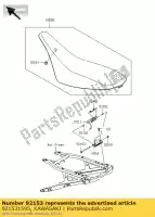 921531595, Kawasaki, boulon, à bride, 5x90 ksf450b8f kawasaki kfx 450 2008 2009 2010 2011 2012 2013 2014, Nouveau