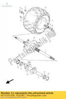 6473107G00, Suzuki, espaciador, eje trasero suzuki lt z 400 2003 2004 2005 2006 2007 2008, Nuevo