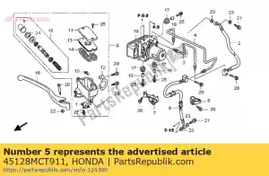 honda 45128MCT911 slang d, fr. rem - Onderkant