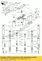 440130002, Kawasaki, forcella-tubo interna vn1600-a1 kawasaki vn 1600 2003 2004 2005 2006, Nuovo