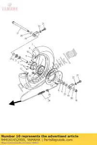 yamaha 944161452900 rim (1.60-14)(4es) - Bottom side