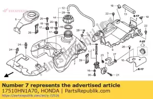 Honda 17510HN1A70 tank comp, brandstof - Onderkant
