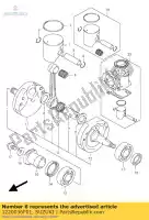 1220036F01, Suzuki, vilebrequin assy suzuki rm 125 2001 2002 2003, Nouveau