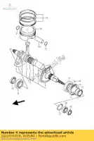 1222031G10, Suzuki, krukas comp suzuki lt a700x kingquad 4x4 700 , Nieuw