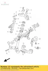 Qui puoi ordinare staffa, headl. L da Suzuki , con numero parte 5154005300: