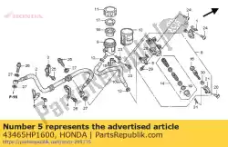 Aqui você pode pedir o nenhuma descrição disponível no momento em Honda , com o número da peça 43465HP1600: